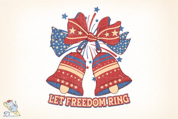 4th of July, Let Freedom Ring: A Creative Digital Design for Modern Entrepreneurs and Designers