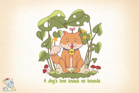 A Dog's Love Knows No Bounds: Exploring the Art and Utility of Digital Illustrations