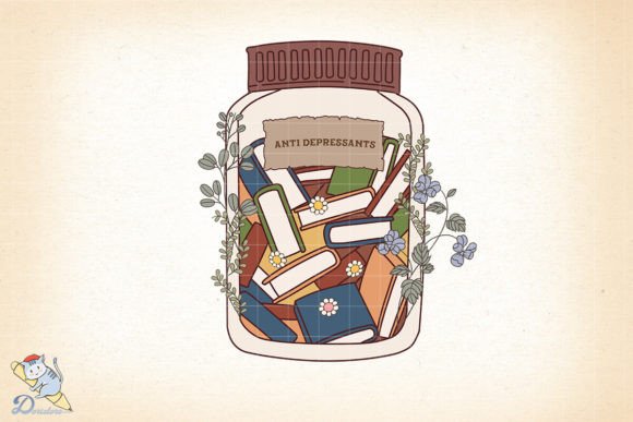Anti Depressants, Retro Book: A Unique Typeface for Creative Typography