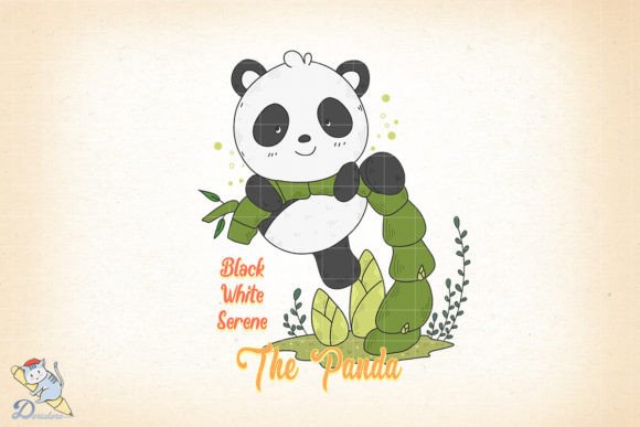 Black White and Serene Is the Panda
