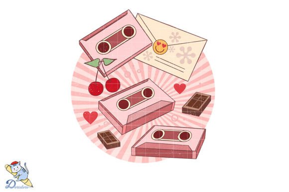 Cassette Tape Valentine Retro Graphic: A Strategic Creative Asset for Modern Projects