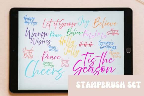 Christmas Quote Procreate Brush Set: A Creative Tool for Festive Digital Art