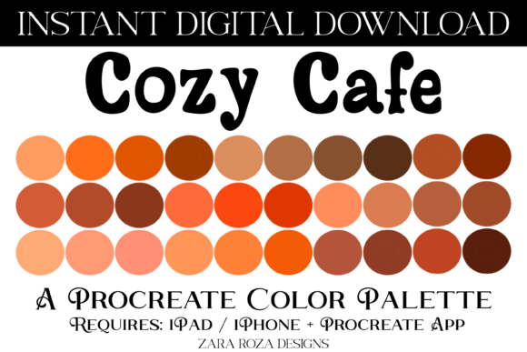 Cozy Cafe Procreate Color Palette: A Digital Artist’s Guide