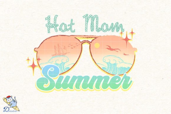 Embracing Hot Mom Summer with Artistic Flair: The Appeal of Hand-Drawn Digital Art