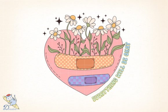 Mental Health: Everything Will Be Okay Art Print